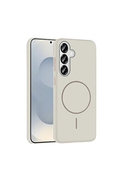 FREEDOM STOREE غطاء جوكو سامسونج جالاكسي S25 بروش ماجسيف - كريمي