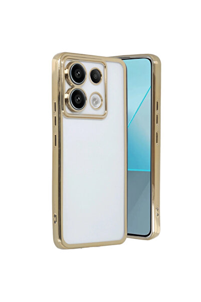 eco port حافظة بوكو X6 من السيليكون مع عدسة حماية للكاميرا - ذهبي