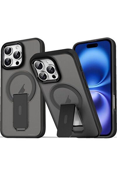 Margoun جراب iPhone 16 Pro Max - حامل قابل للطي، Magsafe مغناطيسي، TPU + PC (...