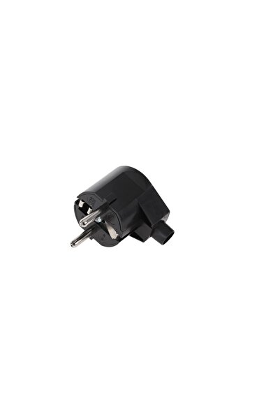 KlaussTech Ștecher negru de 90 de grade, Schucko WT-20