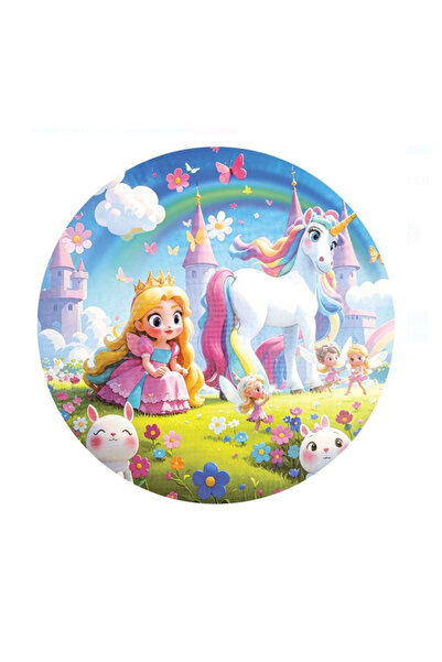 Lumi LUXURY Puzzle Printesa cu Unicorn Rotund 70 piese +3 ani