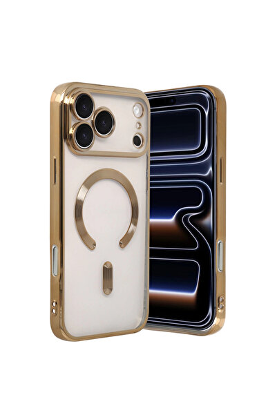 Marsilyan غطاء كروس مغناطيسي آيفون 17 برو ماكس - ذهبي