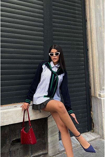 cemo Sports Stylish Crew Neck Layered Shirt Sweater Vest