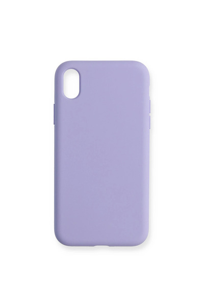 Marsilyan جراب ايفون اكس ار نانو من السيليكون المخملي - أرجواني