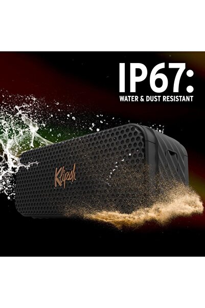 Klipsch Nashville Portable Bluetooth Speaker - Up to 24 hrs battery, IP67 waterproof