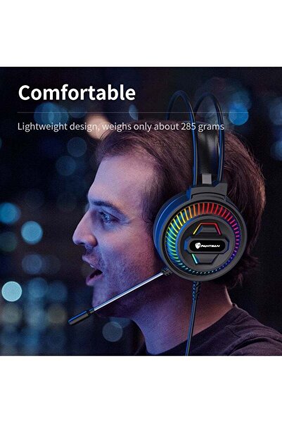 Generic Gaming Headset with Microphone, RGB, 7.1 Surround, Wired 3.5mm