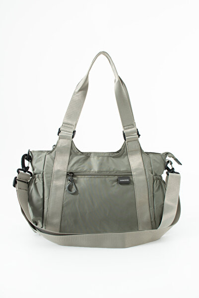 Sanmorris Lightweight and Durable Parachute Fabric Multi-Compartment Bag with Hand and Crossbody Straps