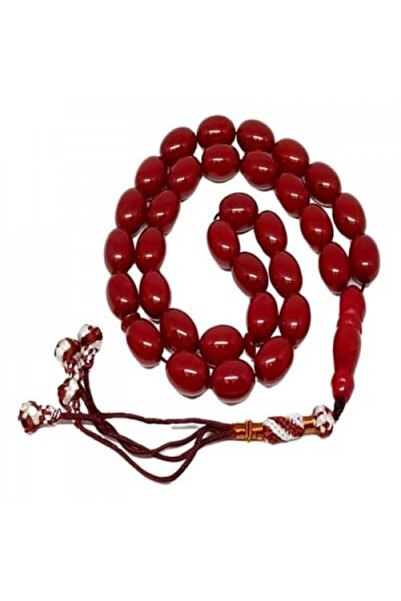 Eagal Amber Dust Tasbih - Dark Maroon
