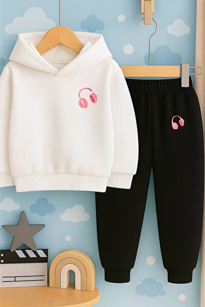 SVART WEAR Детски комплект с качулка и спортен екип с 3-слойна подплата от ше...