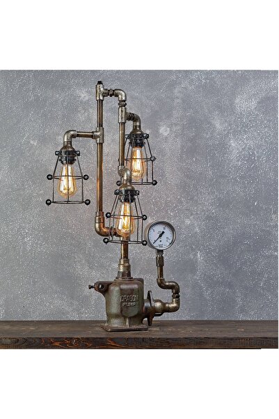 GOLDEN PIGS Lampă cu trei capete de dragon