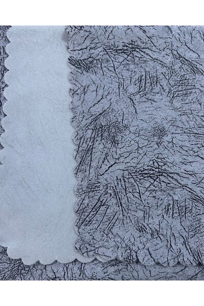 kumaşçıtr Sofa Bed Cover 170-210 cm – Non-Slip Base with Sponge Velvet Fabric Anthracite Vein Pattern