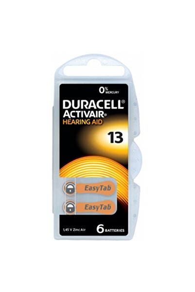 Duracell Baterie pentru aparat auditiv 13 - Blister 6