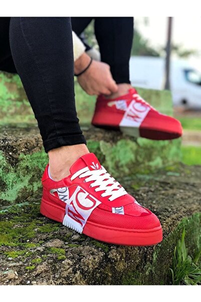 Wagoon WG202 Pantofi roșii pentru bărbați