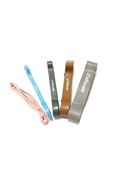 OEM Resistance band set, 5 difficulty levels, fitness, heavy duty latex, training