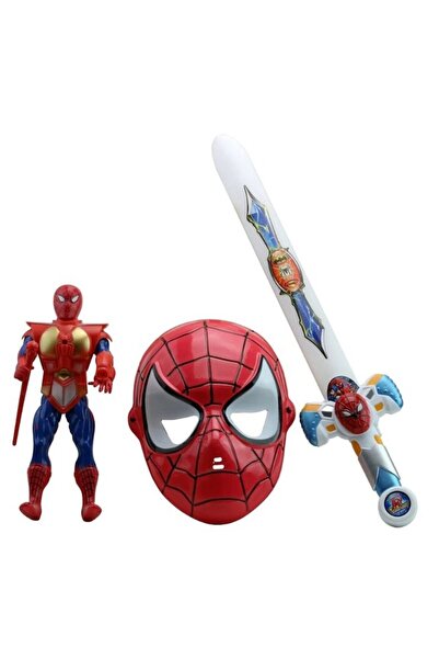 OEM Spider-Man Sword Set with Mask, Figurine and Accessories, 4+ years, Multicolor, 64 cm