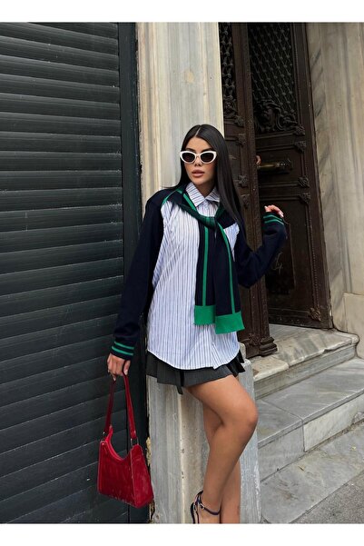 cemo Sports Stylish Crew Neck Layered Shirt Sweater Vest