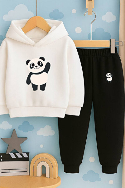 SVART WEAR Детски комплект с качулка и спортен екип с 3-слойна подплата от ше...