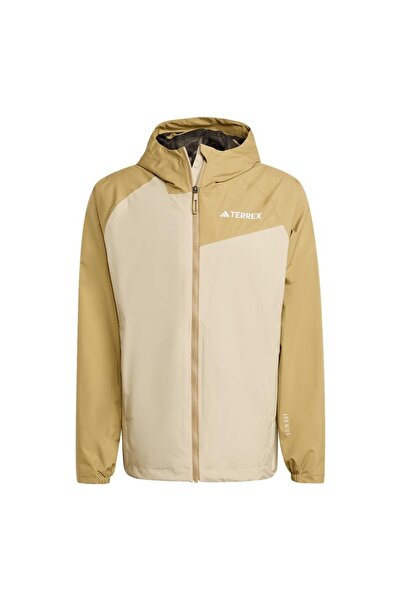 adidas Men's Brown Jacket Multi 2L Rain J Jl9773