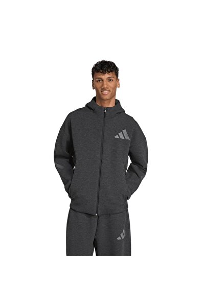 adidas Men's Black Jacket m Z.N.E. Pr Fz Jm6055