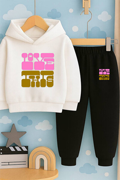 SVART WEAR Hanorac cu imprimeu pentru copii cu imprimeu cu glugă Swea tricou ...