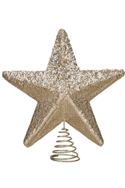 Blusmart Varf de brad stea Sampanie 30 cm