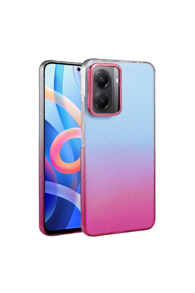 eco port غطاء لامع لهاتف بوكو X7 برو - وردي