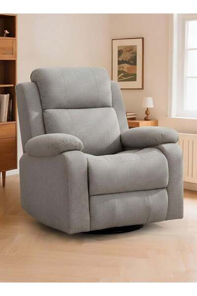 M SMART Elegant Swivel Rocking Recliner Chair - Lazy Boy Chair up to 150° Bac...