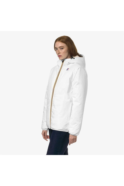 K-Way White unisex jacket Le Vrai 3.0 Claude Bear