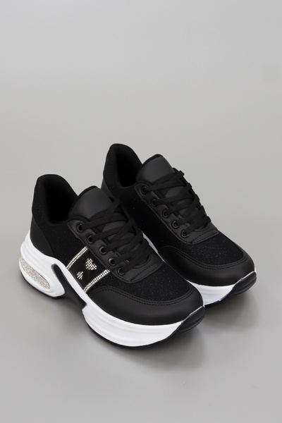 kajal ayakkabı Αθλητικά παπούτσια MDLN 472 με λεπτομέρεια καρδιάς και πέτρα