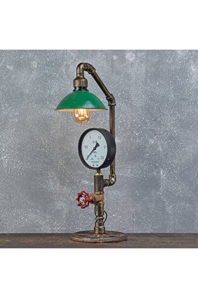 GOLDEN PIGS GoldenPigs, Lampă cu țeavă mini A - Stil Steampunk