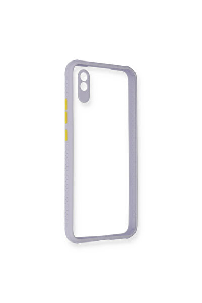 Marsilyan حافظة ريدمي 9a ميامي شفافة من السيليكون - ليلك