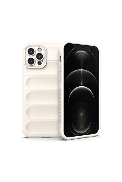 eco port Iphone 12 pro case optimum silicone - cream