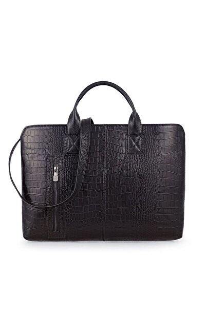 Bilik Deri Business Black Unisex Laptop & Briefcase Blm09 2197-Kr