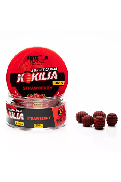 Senzor Planet KOKILIA Hook Boilies Strawberry 20mm 200g