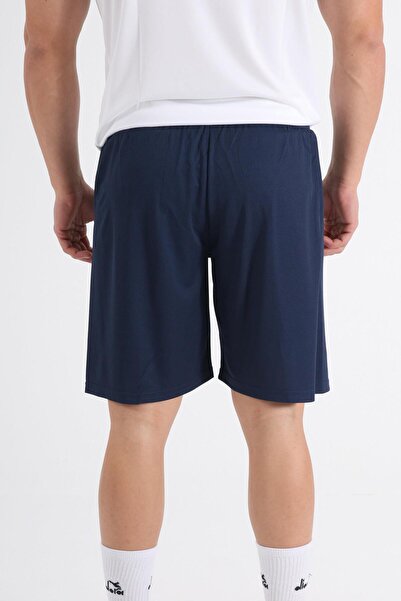 Diadora Transverse Checkered Training Shorts Dark Navy Blue