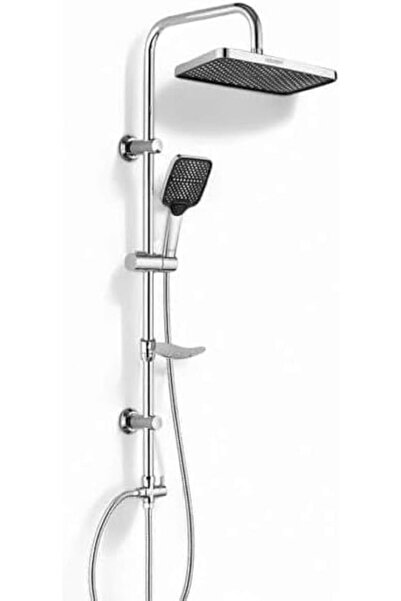 Generic Practical Adjustable Chrome Shower Head (Fixed & Handheld) — Easy to Clean