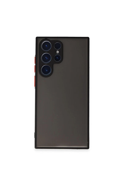 Marsilyan غطاء حماية سامسونج جالاكسي S23 الترا من السيليكون مونتريال - أسود