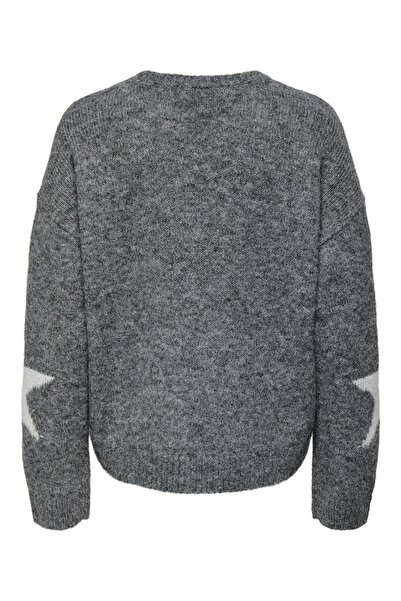 ONLY ONLAZU LS STAR O-NECK KNT