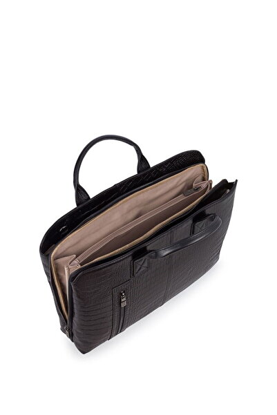 Bilik Deri Business Black Unisex Laptop & Briefcase Blm09 2197-Kr