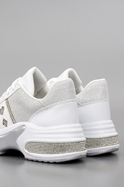 kajal ayakkabı Mdln 472 Heart Detailed Stoned Sports Shoes
