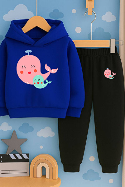 SVART WEAR Hanorac cu imprimeu pentru copii cu imprimeu cu glugă Swea tricou ...