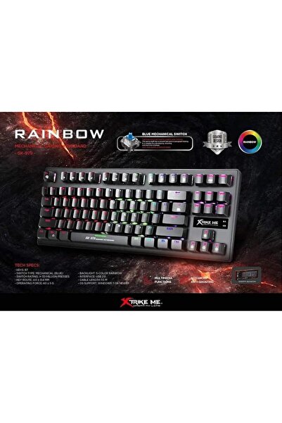 XTRIKE ME DREAM MY LIFE GK-979 Wired Mechanical Gaming Keyboard