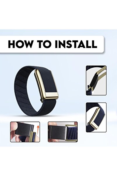 dado Ultra-soft Nylon Sport Band Compatible with WHOOP 5.0, One, Peak, and Life - Not for Gen 4