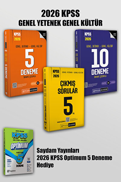 Pegem Akademi Yayıncılık 2026 KPSS GYGK Lisans Tamamı Çözümlü 10'lu Deneme - ...