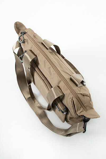 Sanmorris Expandable Side Zipper Parachute Fabric Adjustable Shoulder Bag