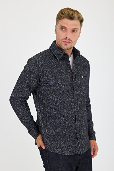 BOSMENTI Erkek Kalın Overshirt Kışlık Gömlek