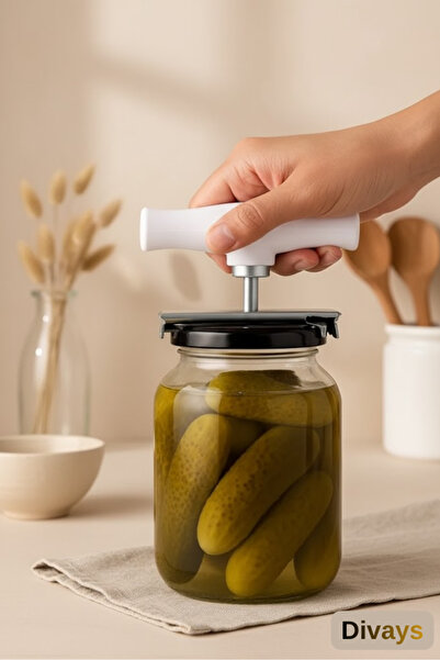 DİVAYS أداة فتح علب معدنية قابلة للتعديل، أداة عملية لفتح أغطية العلب المعلبة