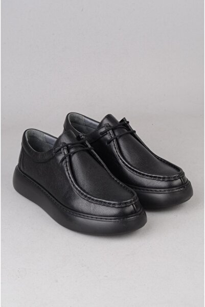 SEÇ KUNDURA SEÇ 453 PANTOFI CASUAL BĂRBAȚI DIN PIELE NATURALĂ NEGRE