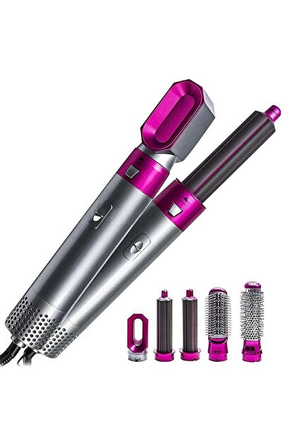 HYX 5-in-1 Hair Dryer Brush Styler & Volumizer - Electric Hair Curler, Negative Ion