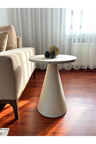 desping Bottle Modern Mantar Sehpa Yan Sehpa Bohem Sehpa Çap 40cm Alüminyum A...